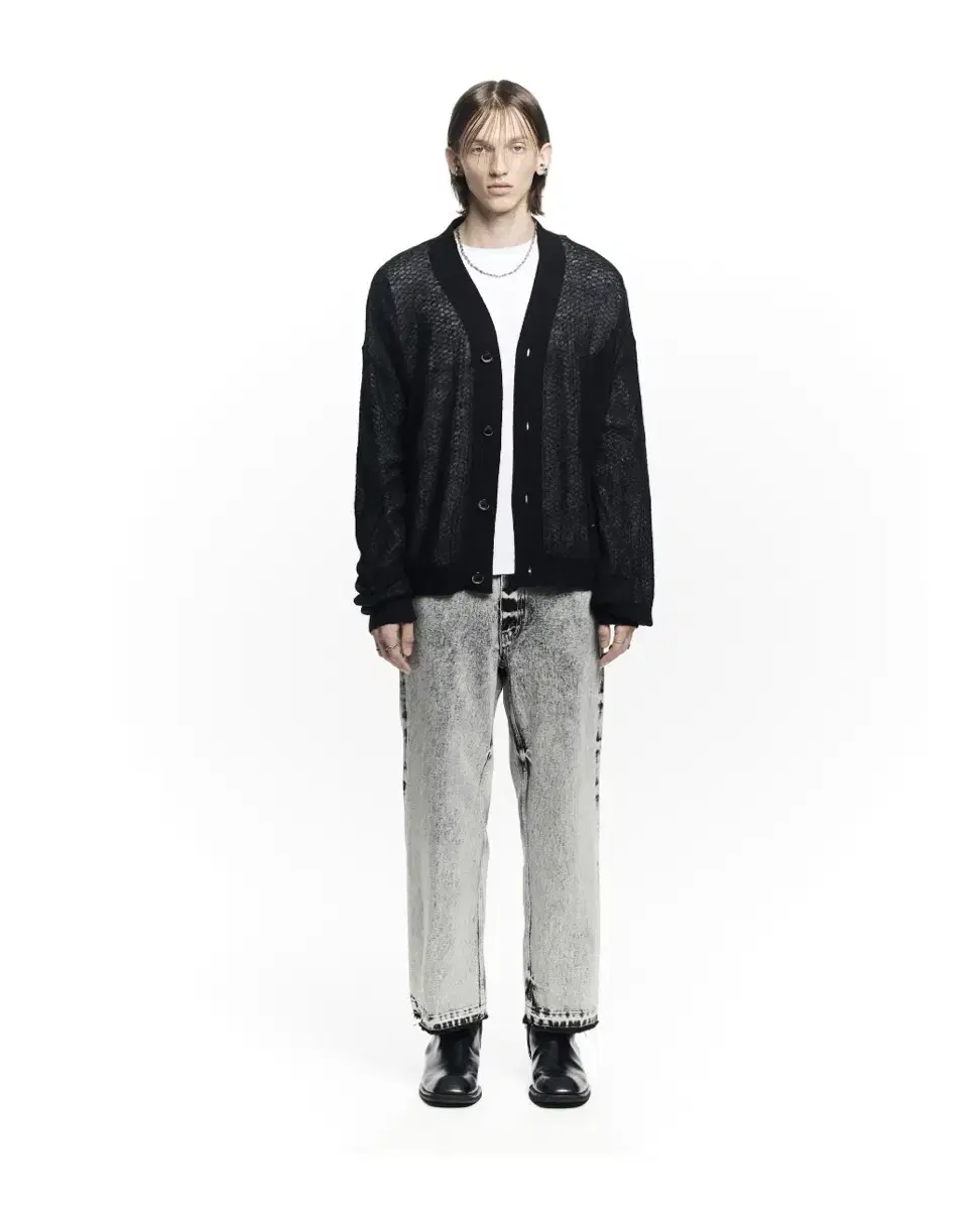 메종미네드 cropped straight denim trousers 50